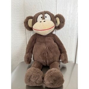 Plush Brown Monkey Stuffed Animal Toy Large Soft Huggable